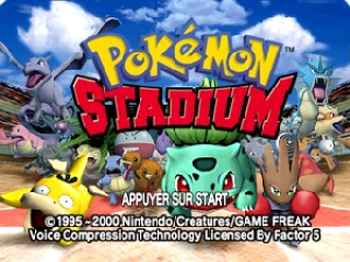Pokemon Stadium (France) Title Screen